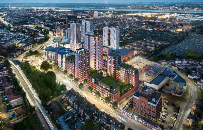 Go-ahead for 1,500 homes on shopping centre site in north London